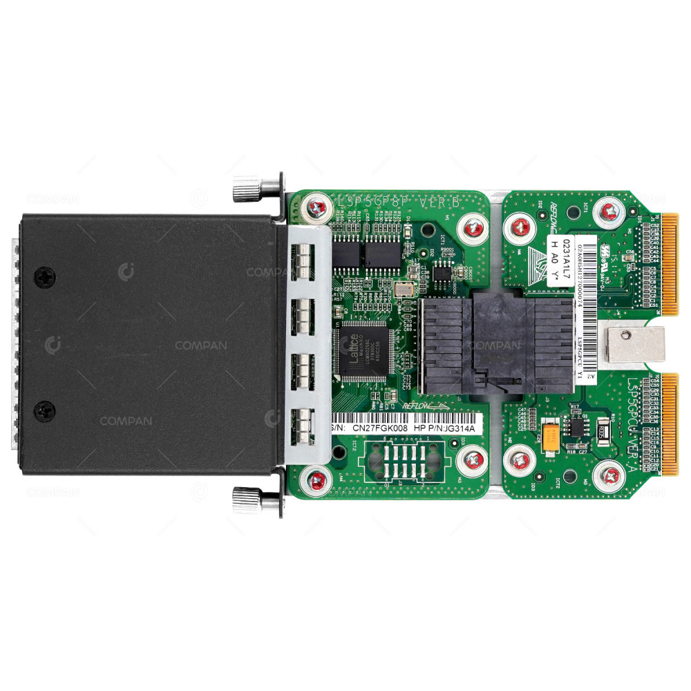 JG314A HP FLEX NETWORK 8 PORT 100 1000BASE-X SFP MODULE FOR 5500 LSP5GP8P0, 151075